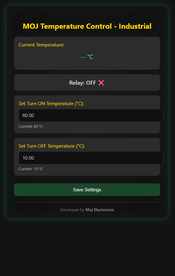 ترموستات دما هوشمند صنعتی